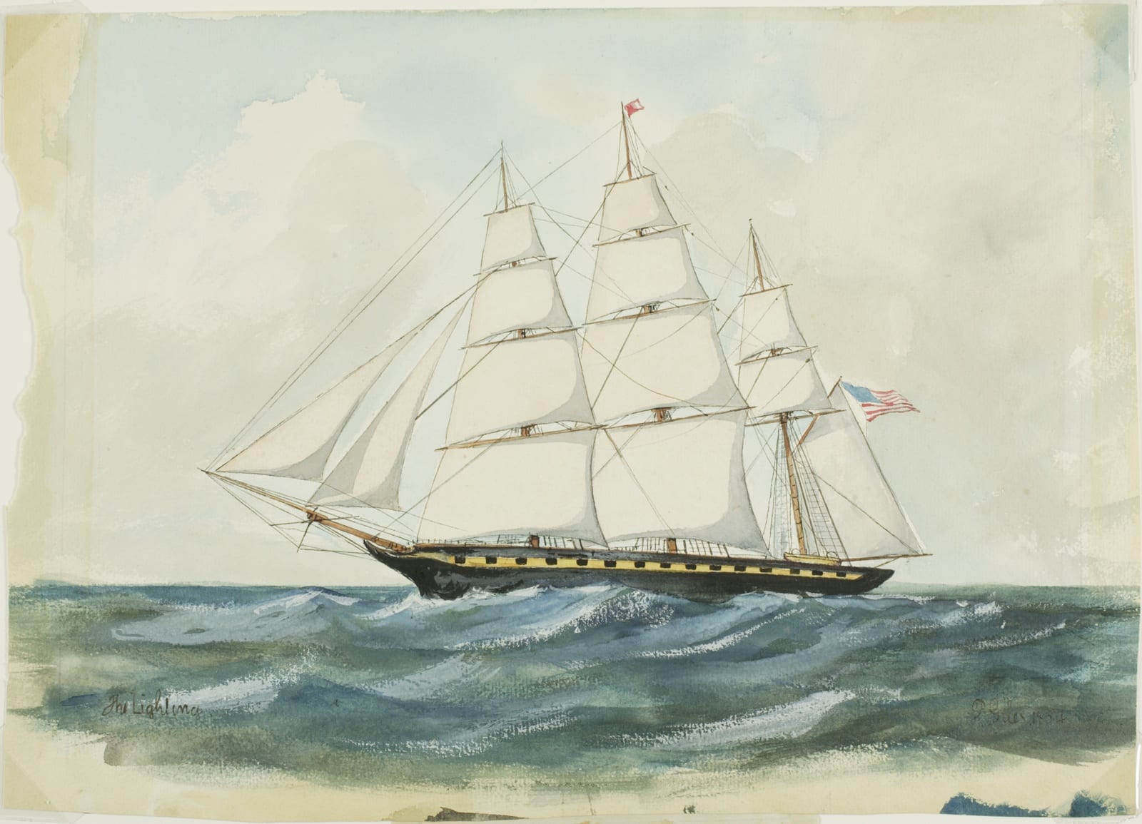 The Boston Clipper, Lightning