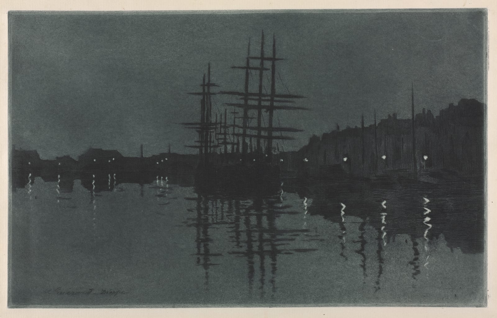Effect of Moon at Dieppe