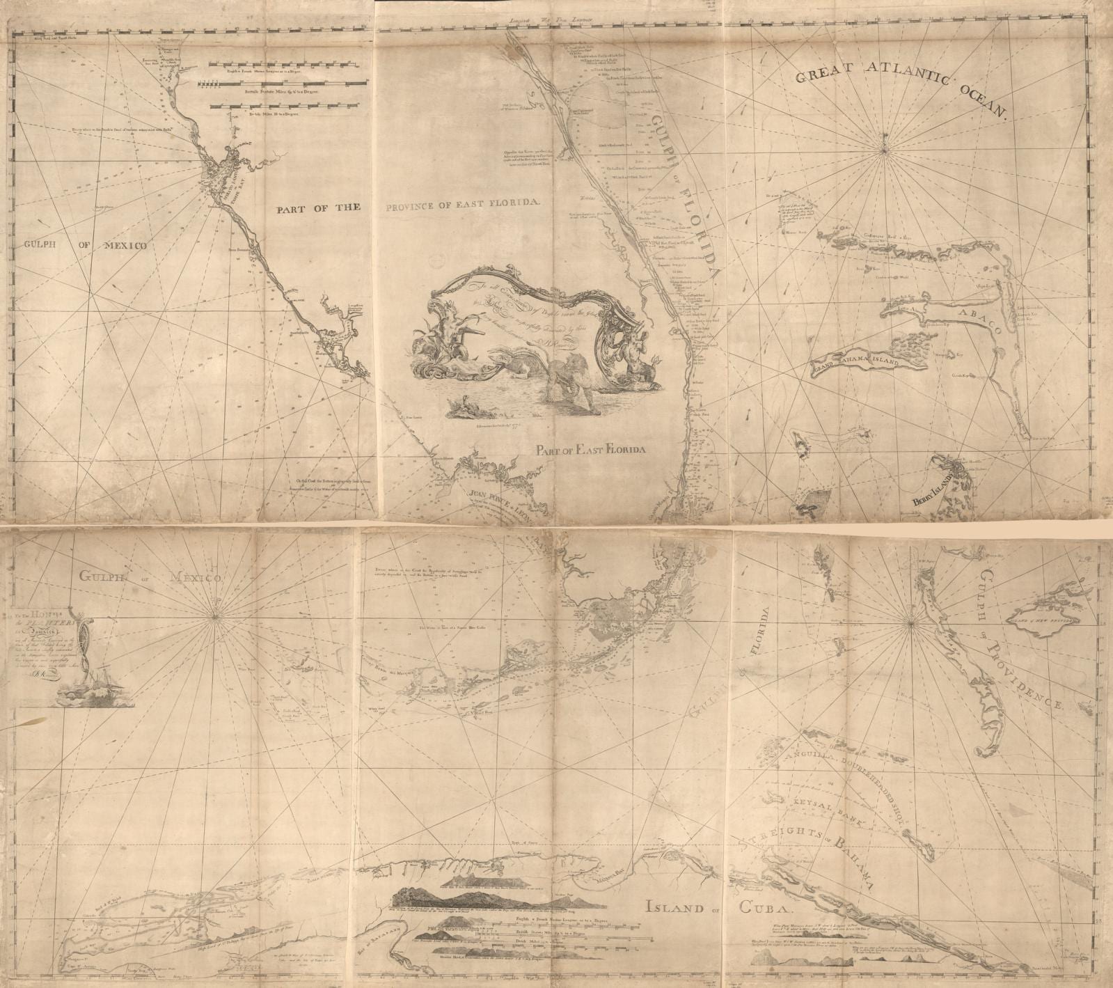 Maps of East and West Florida